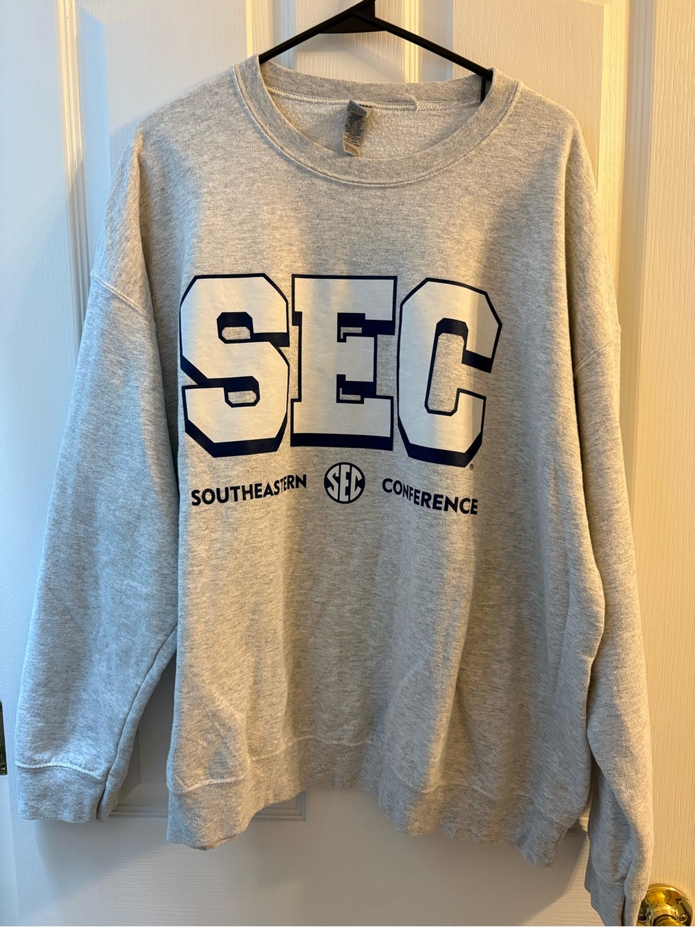 Gray SEC Southeastern Conference Crewneck Sweatshirt